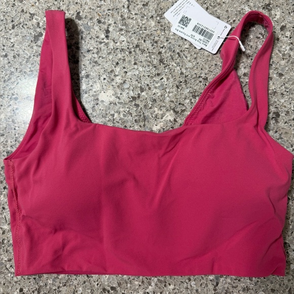 Lululemon Bend This Scoop & Square Bra Raspberry Coulis S/M - Picture 8 of 10